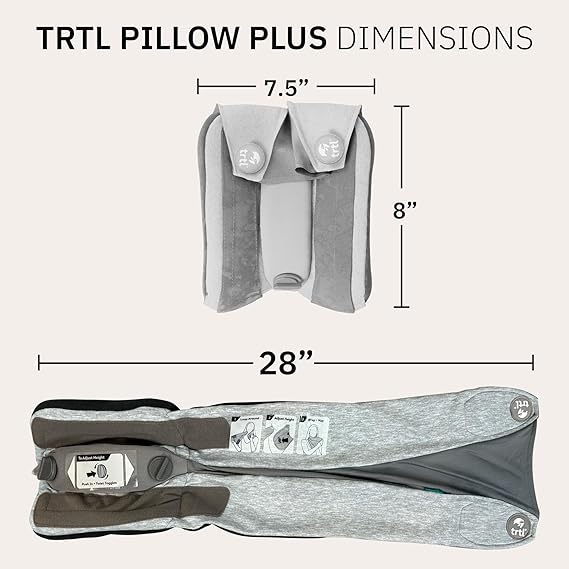 Charcoal Travel Neck Pillow