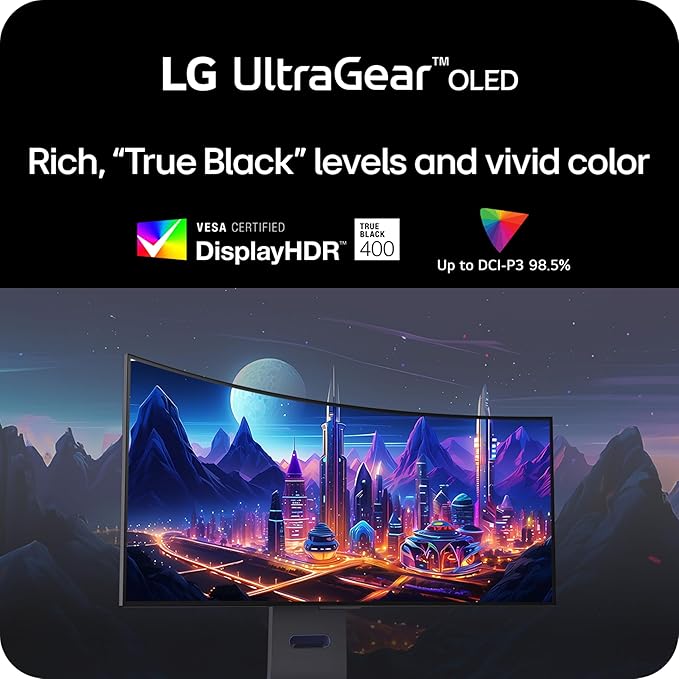 ULTRAGEAR 39IN UWQHD 3440X1440 OLED GAMING MONITOR WHITE 275 CD/M2