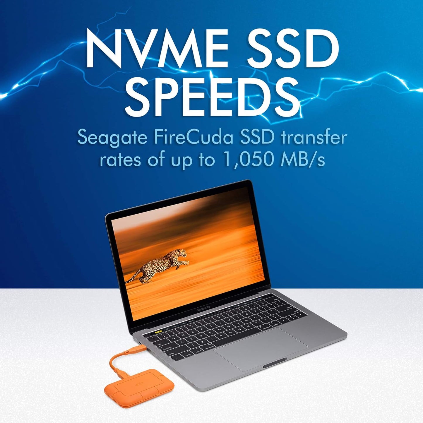 4TB LACIE RUGGED SSD USB 3.1TYPE C 2.5SE (STHR4000800)