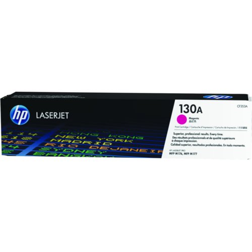 Cartucho de tóner láser original HP 130A - Magenta - 1 unidad -