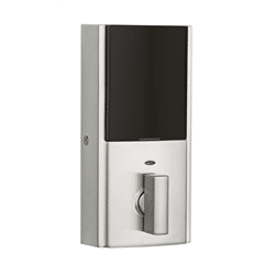 Weiser Zwave Plus Contemporary Touch Screen Deadbolt Smart Lock, Satin Nickel (9GED21500-007)
