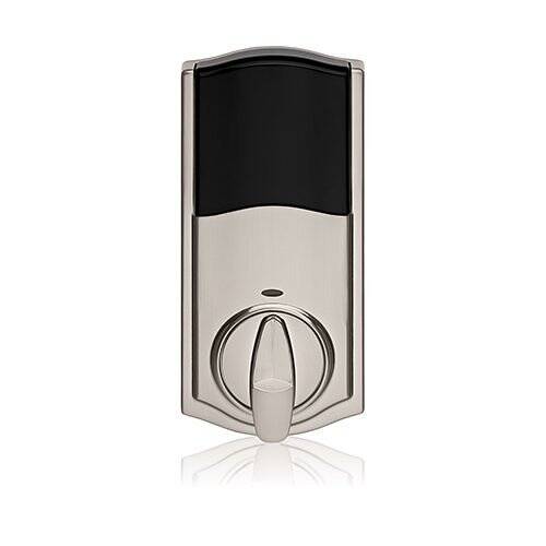 Weiser Zwave Plus Traditional Touch Screen Deadbolt Smart Lock, Satin Nickel (9GED21500-010)
