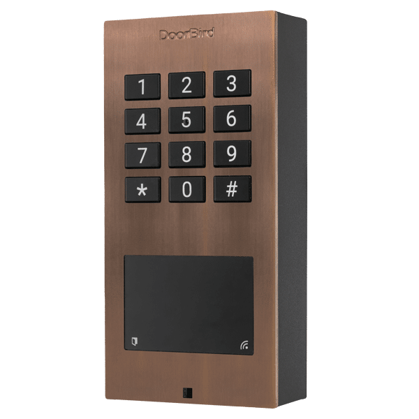 DoorBird IP and WiFi Access Control Device, Surface Mount, Bronze (A1121-BR)