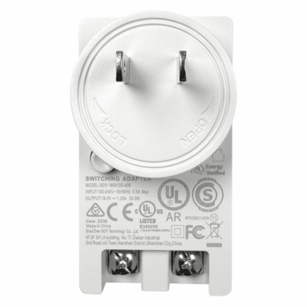 Alarm.com Video Doorbell Wall Power Supply (ADC-VDBA-PSU-DC)