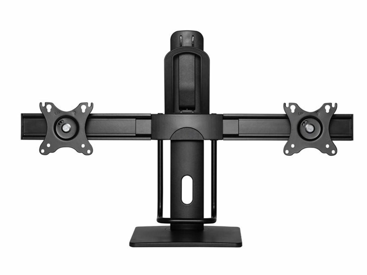 Nu-Tone Intekview Freestanding Double Monitor Stand Easy Adjustment