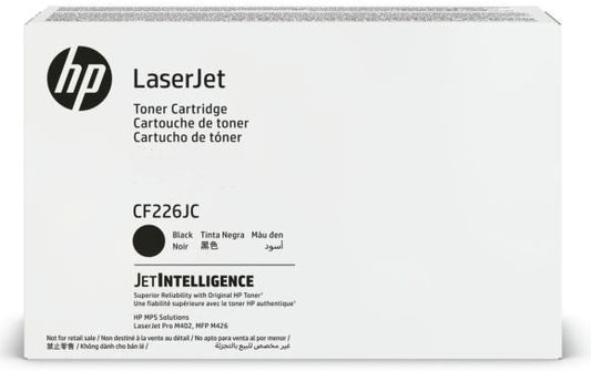 Cartucho de tóner LaserJet original CF226JC negro de contrato