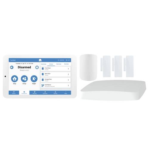 Alula Connect FLX Alarm Starter Kit w/Cellular, ZWave, Touchpad Pro,3 DWS,RE611P (CF-PREMIUM-M)