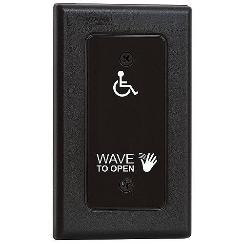 Camden Sw Batt. Pwrd Wireless S/G Plastic WC Sym, Hand Icon,WTO (CM-336/42)
