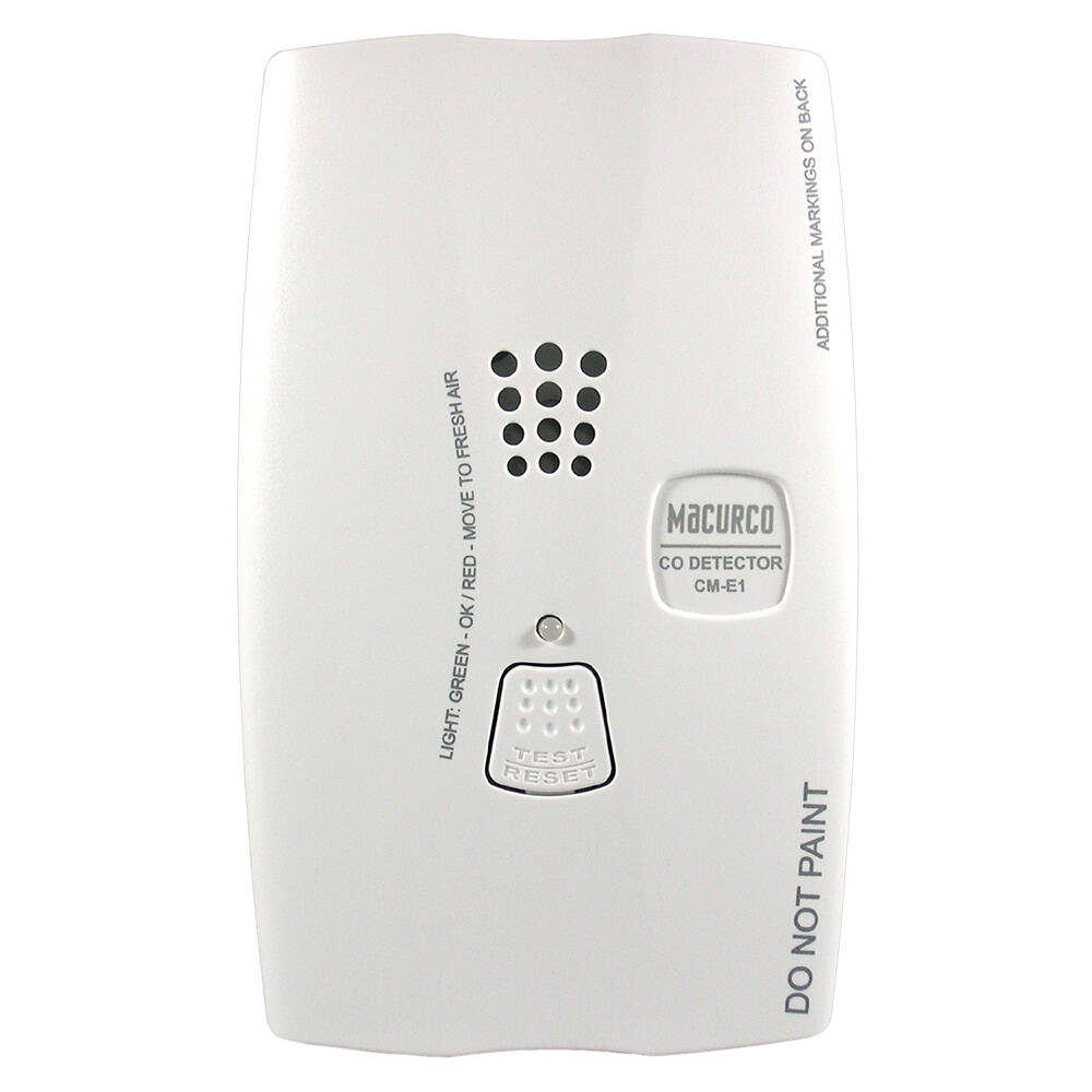 Macurco Carbon Monoxide CO Detector 9-32 VDC,4 Wire,Alarm,Surface/Flush Mount (CM-E1)
