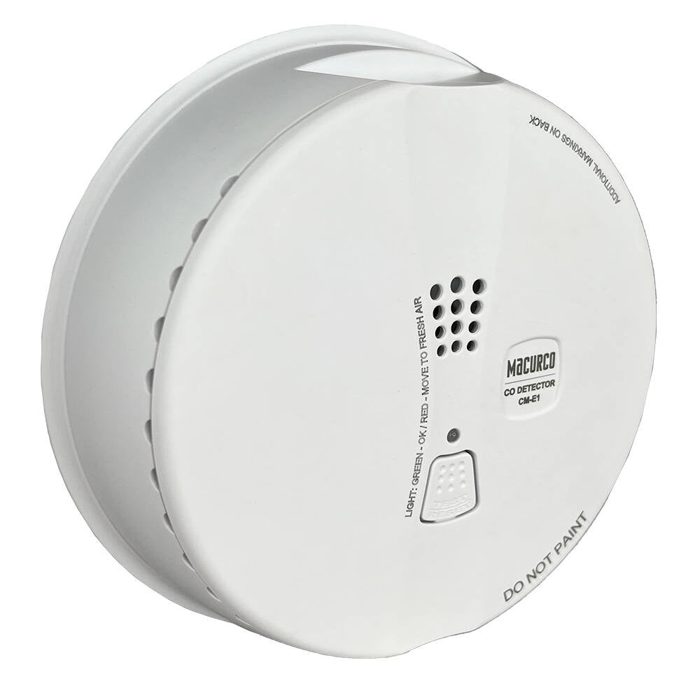Macurco Carbon Monoxide CO Detector 9-32Vdc, 2 Relays,Alarm,Round Surface Mount (CM-E1-RS)