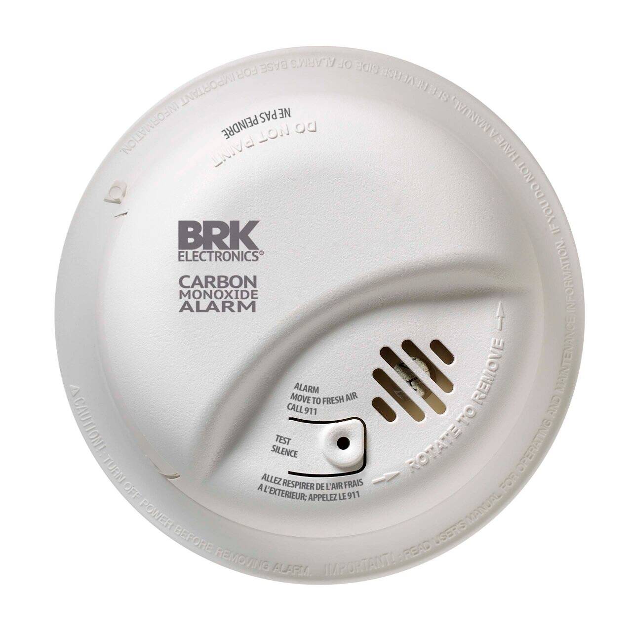 BRK 120V Carbon Monoxide Detector with Battery Backup (CO5120BNA)