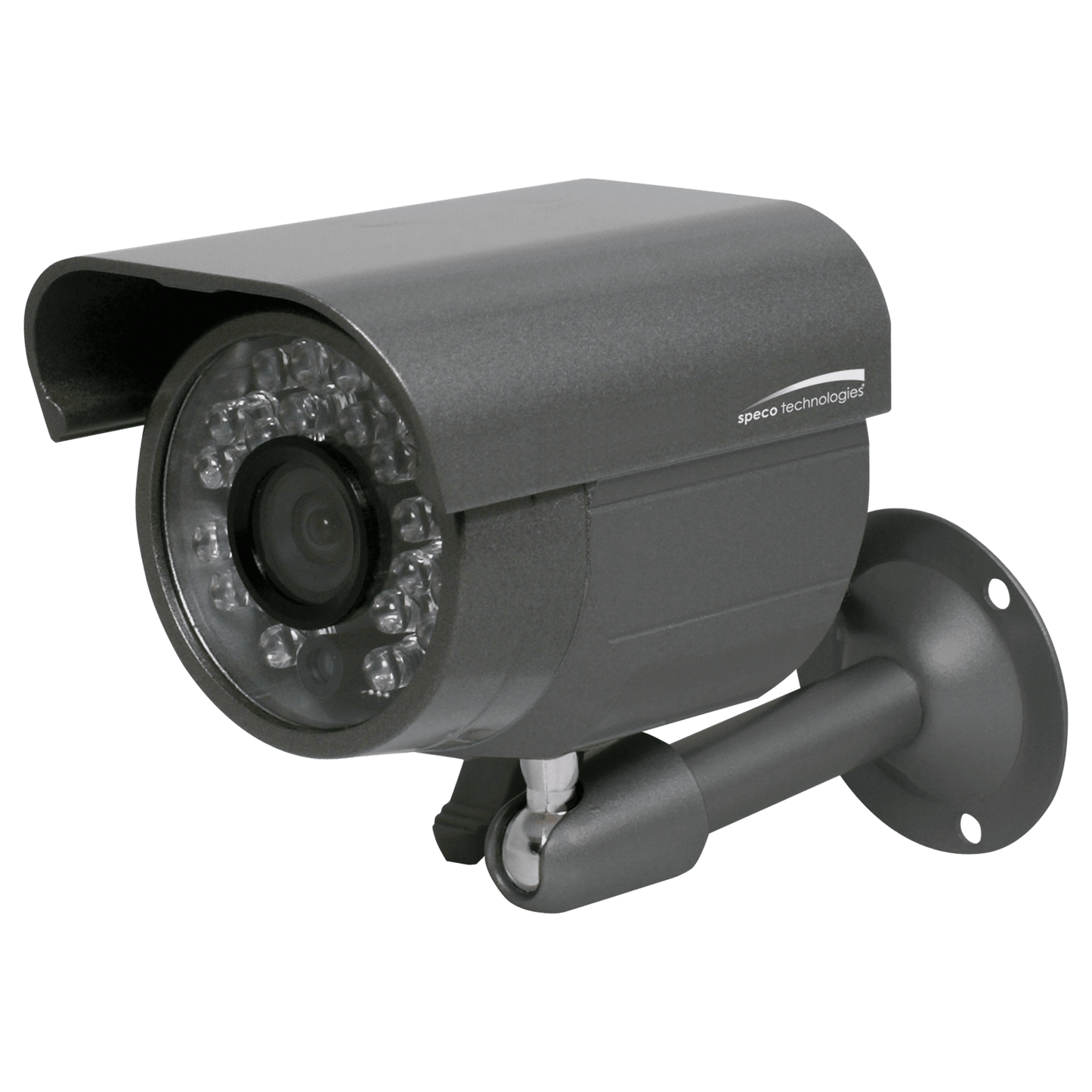 Speco 2MP HDTVI IR Bullet Camera, 3.6mm fixed lens, Grey Housing, TAA (SPE-CVC617T)