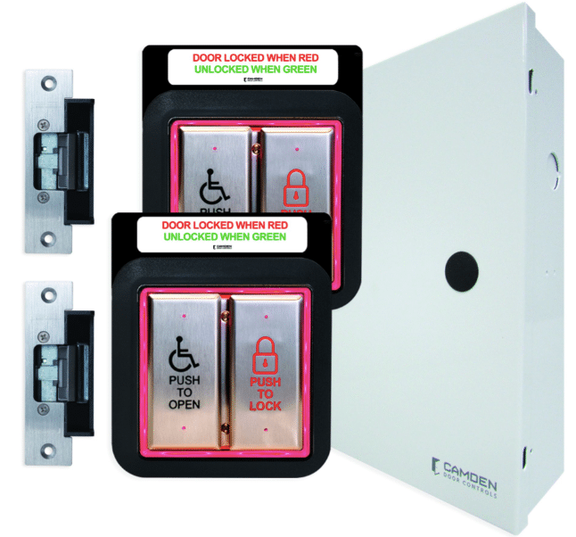 Sistema de baño completo de dos puertas empotradas Camden (CX-WC14AXFM-PS)