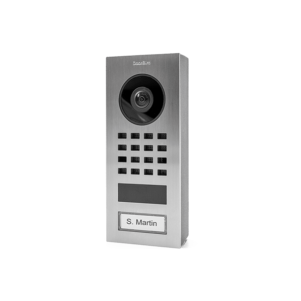 Doorbird Compact IP Video Intercom Door Station Surface Mount, Stainless V2A (D1101V)