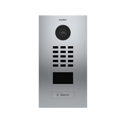 DoorBird IP Video Intercom Door Station, V2A, 1 Call Button (D2101V)
