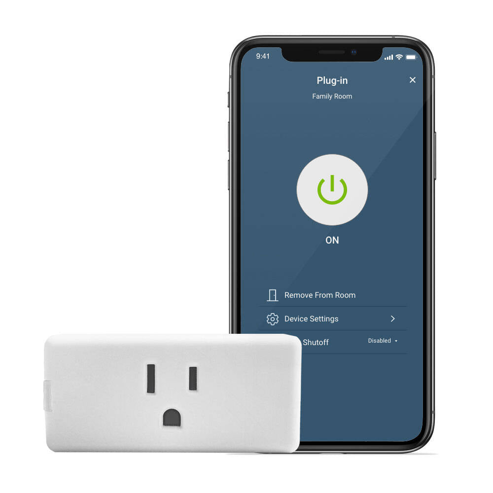 Leviton Decora Smart 2nd Generation WiFi Plug In On Off Switch, Matter Supported (D215P-1BW)