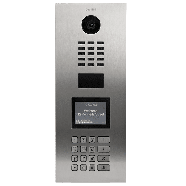 DoorBird Multi Tenant IP Video Door Station, Vertical, Stainless V2A (D21DKV)