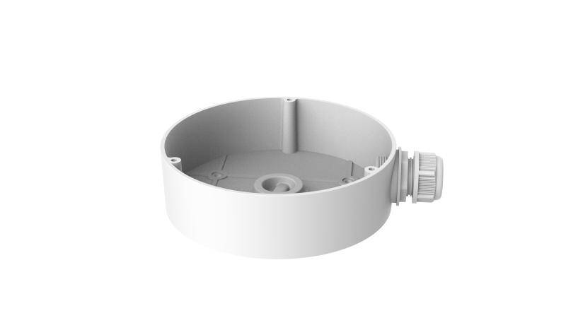 Hikvision Bracket Junction Box, White ?140 mm × 40 mm (5.51" × 1.57") (DS-1280ZJ-DM45)