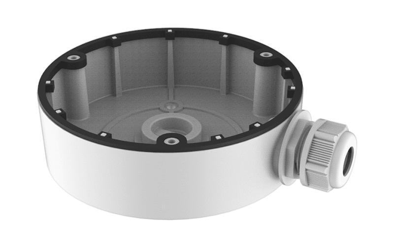 Hikvision Bracket, Junction Box (4.99" × 1.38") White Replaces CB130T (DS-1280ZJ-DM8)