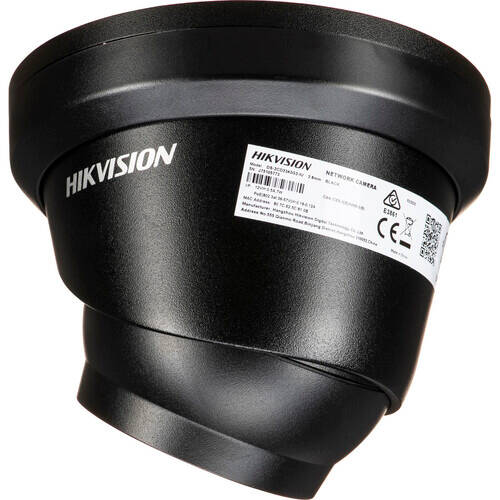 Hikvision IP Network AcuSense Turret Camera, 4MP, IR, 2.8mm, Black (DS-2CD2343G2-IU-2.8MM-B)