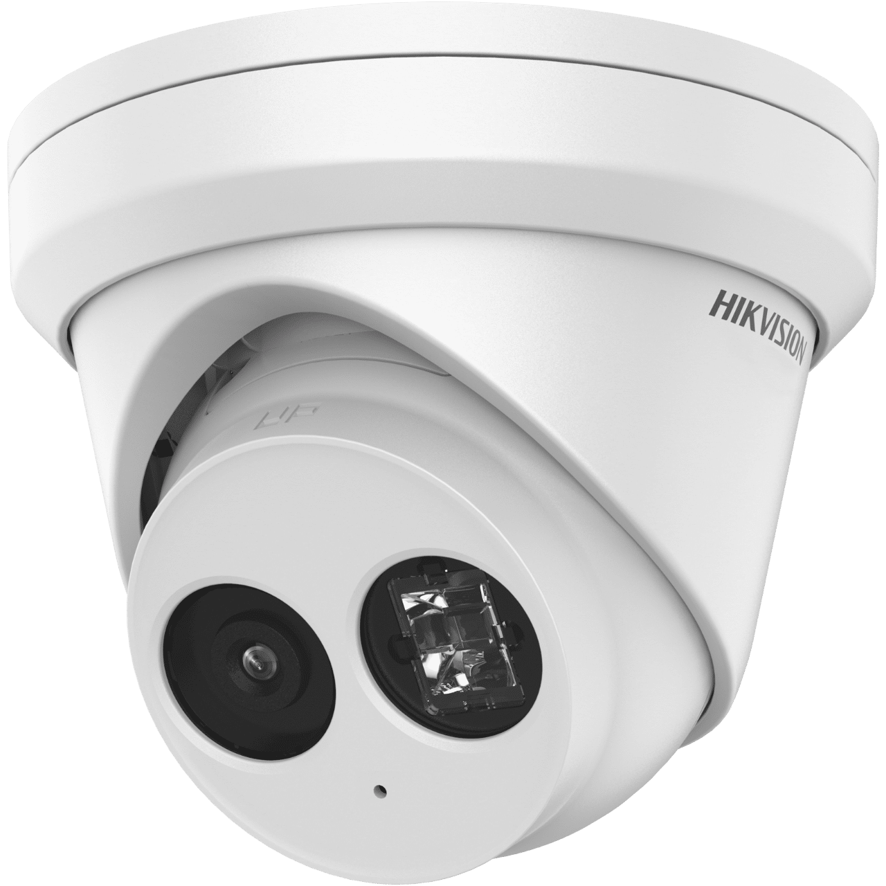 Hikvision IP Network AcuSense Turret Camera, 8MP 4K, IR, 4mm (DS-2CD2383G2-IU-4MM)