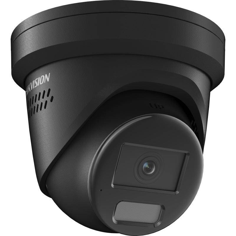 Cámara de red IP Hikvision de 8 MP con torreta ColorVu, 2,8 mm, negra (DS-2CD2387G2H-LISU/SL2.8MM-B)
