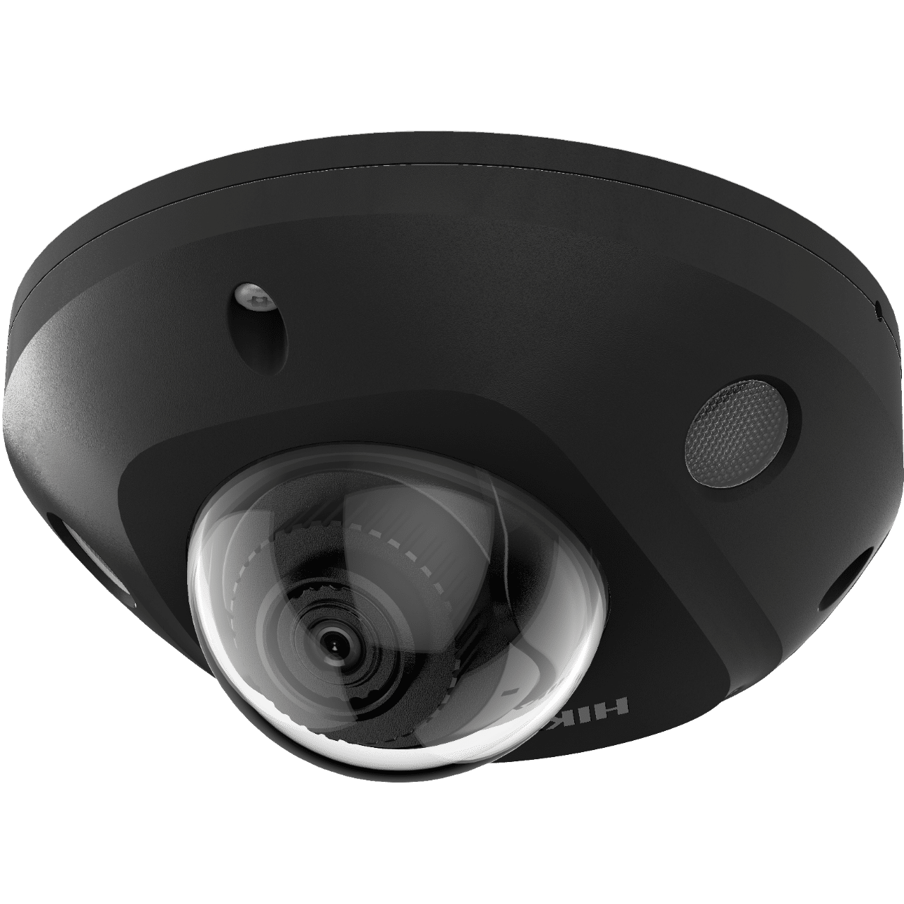 Hikvision IP Network Mini Dome AcuSense Camera, Mic, IK08, 4MP, 2.8mm, Black (DS-2CD2543G2-ISB-2.8MM)