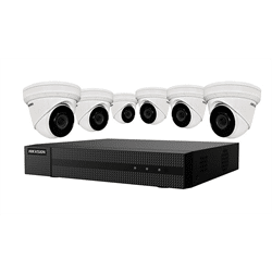 Hikvision IP Security Camera Kit 8 Channel 4K NVR with 6 x 4MP Turret Cameras (EKI-K82T46)