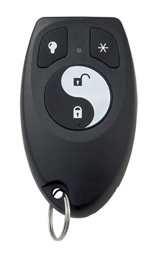 Elk Wireless Keyfob, 4 Button for Interlogix / Qolsys 319.5 MHz (ELK-319KF4)