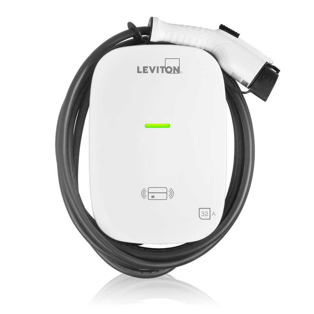 Leviton evr-green Electric Vehicle EV Charger 32A Level 2 with RFID (EV320)