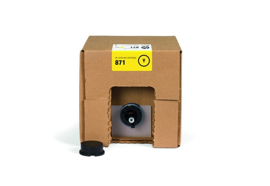 HP Latex 871A Original Inkjet Ink Cartridge - Yellow Pack -