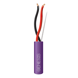 Genesis 16/2 Stranded Audio Speaker Wire 500FT/152m Box, FT4 CMR, Purple (GEN-52505510)