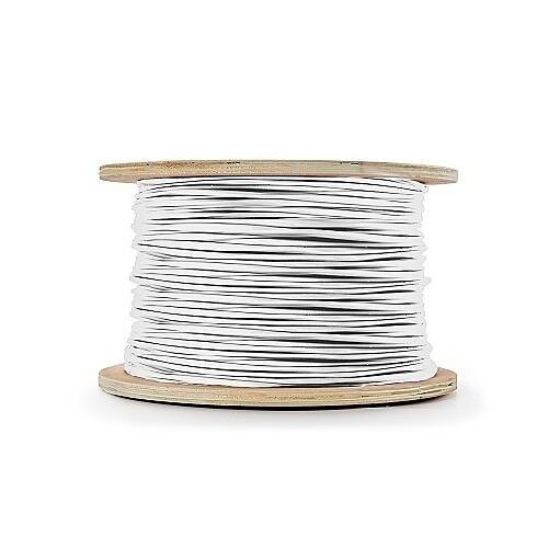 Genesis 14/4 Stranded Audio Wire 500FT/152m Box, FT4 CMR, White (GEN-52535001)