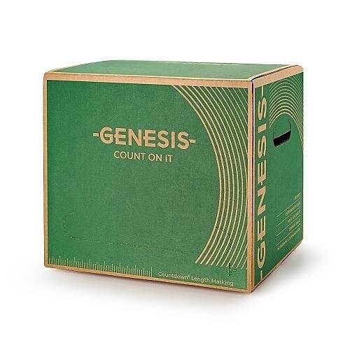 Genesis 12/2 Stranded Audacious Prem Audio Wire 500FT/152m RealBox,FT4 CMR,White (GEN-54776101)