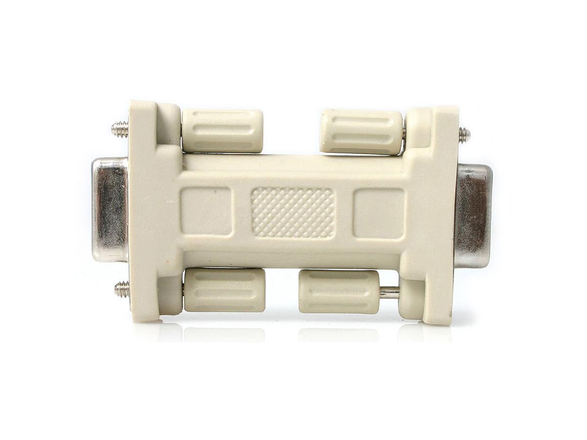 Adaptador de módem nulo serie RS232 DB9 de Startech.Com - F/F - Modo nulo