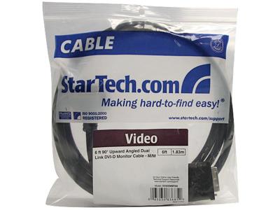 Monitor DVI-D de doble enlace con ángulo de 90 grados hacia abajo de 1,8 m Startech.Com