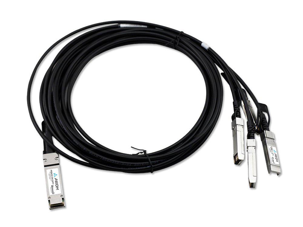 Convertisseur DAC passif Axiom 100Gbase-Cr4 Qsfp28 vers 4 Sfp28, compatible Dell, 2 Mo