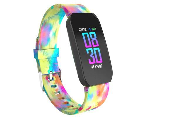American Exchange Time Itouch Active Fitness Tracker : Tie Dye Strap