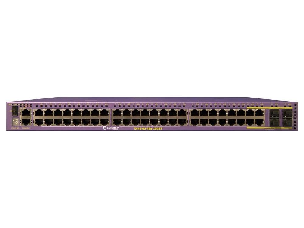 Extreme X440-G2 48 10/100/1000Base-T Poe+ 4 1Gbe Unpopulated Sfp U