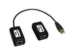Câble vidéo d'extension USB 1 port sur Cat5/Cat6 Eaton Tripp Lite Series