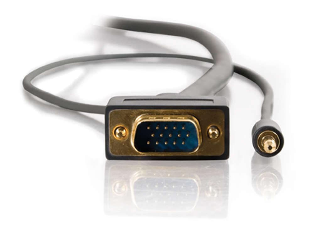 Câble A/V Flexima VGA + 3,5 mm C2G Flexima 12 pi M/M - Encastrable Cl3-R