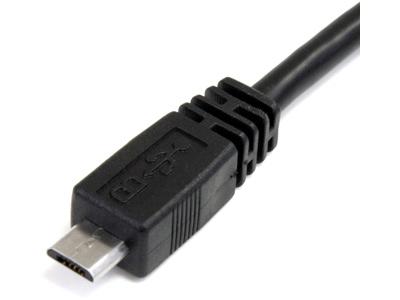 Cable USB Y de 30 cm para disco duro externo Startech.Com - Doble USB A