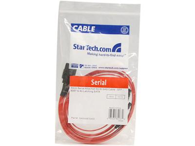 Cable SCSI SAS de conexión en serie de 50 cm de Startech.Com - Conector SFF-8087 T