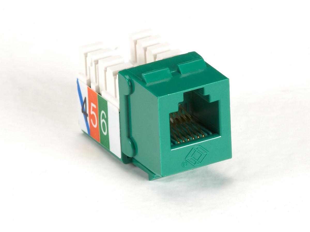 Black Box Corp Usoc Jack Rj-11 Green