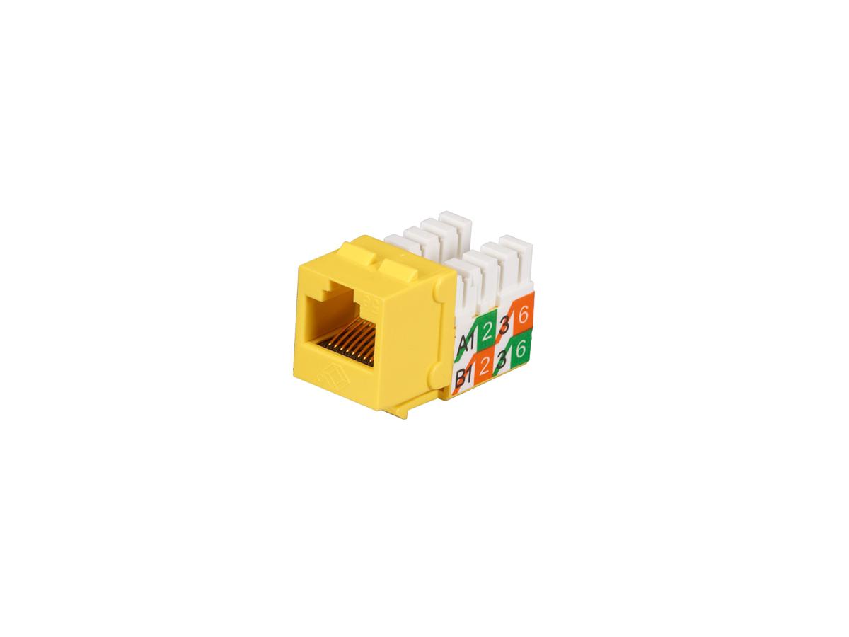 Black Box Corp Jack, Universal Wiring, Yellow Fmt930-R2