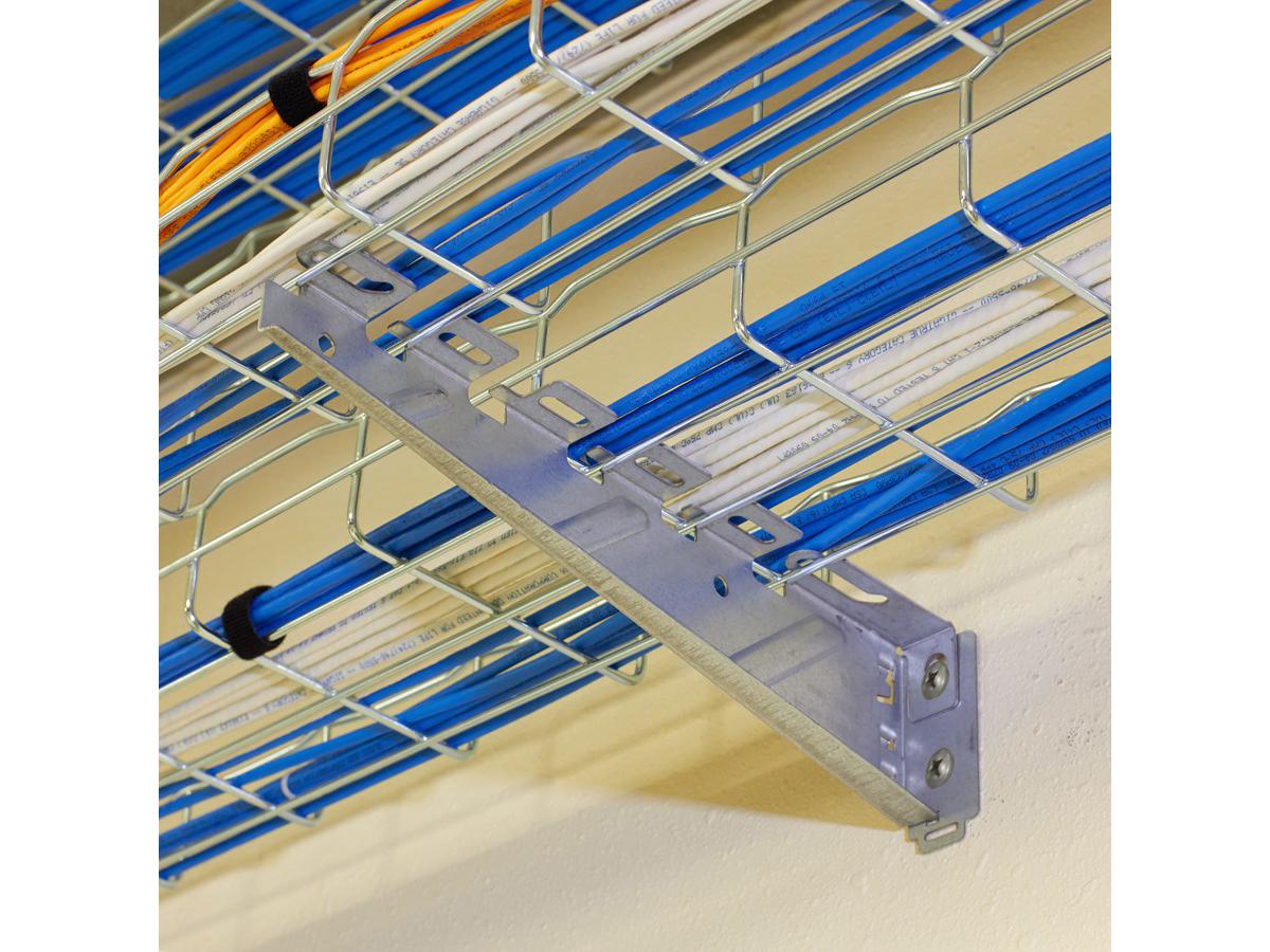 Black Box Corp Basketpac Cable Tray Wall Bracket 8