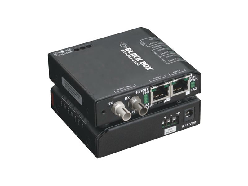 Black Box Corp 3 Port Industrial Fast Ethernet Switch E