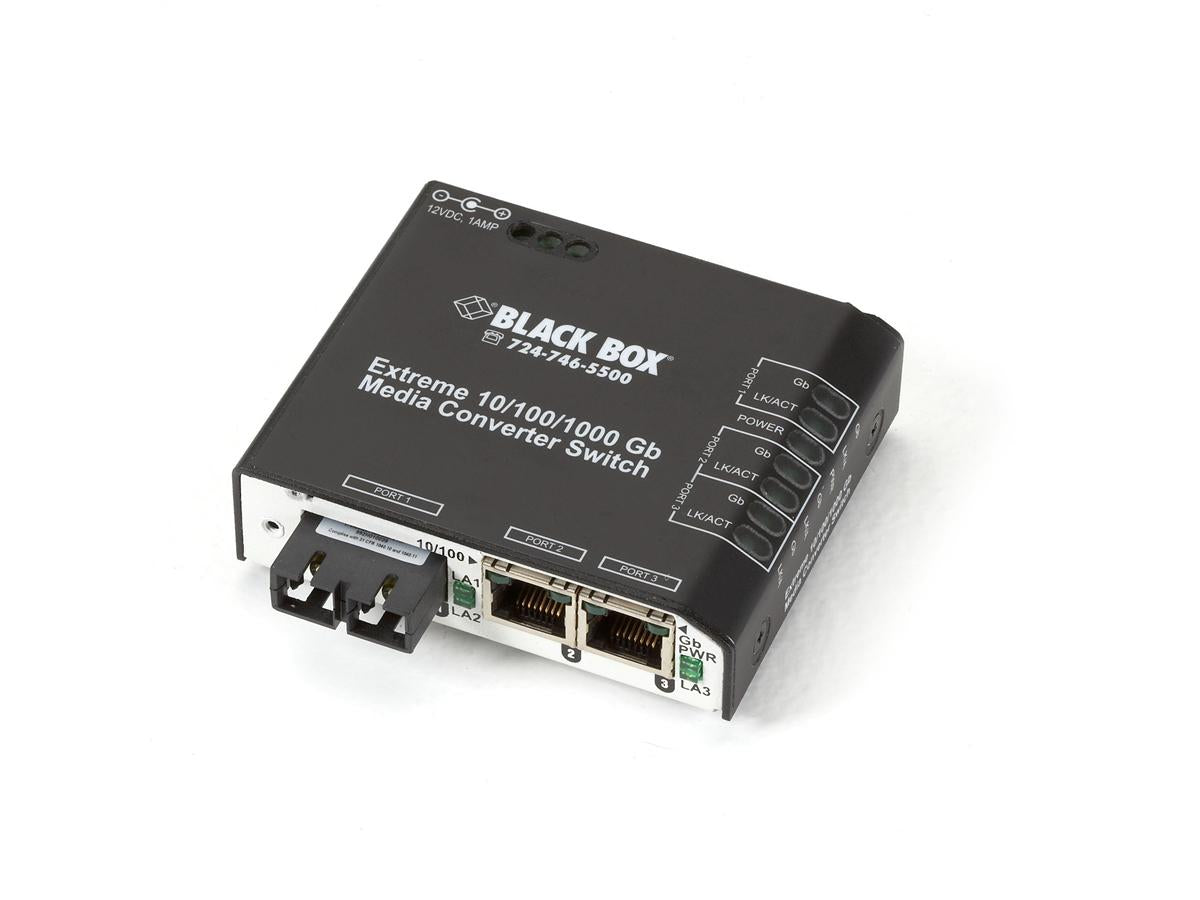 Convertidor de medios Black Box Corp Extreme 10/100/