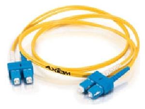 Cable de fibra óptica Axiom St/St monomodo dúplex OS2 9/125 de 5 m