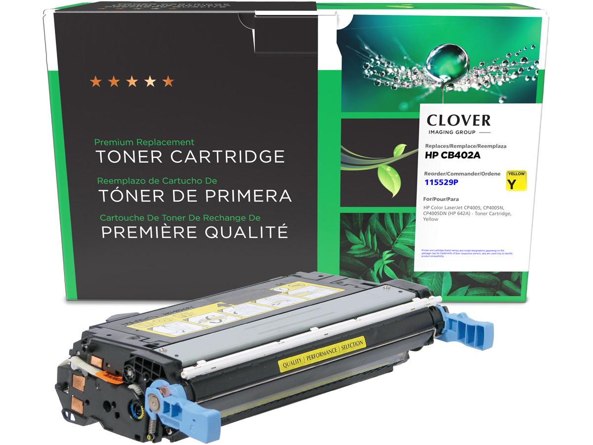 Clover Imaging Remanufactured Yellow Toner Cartridge Alternative F